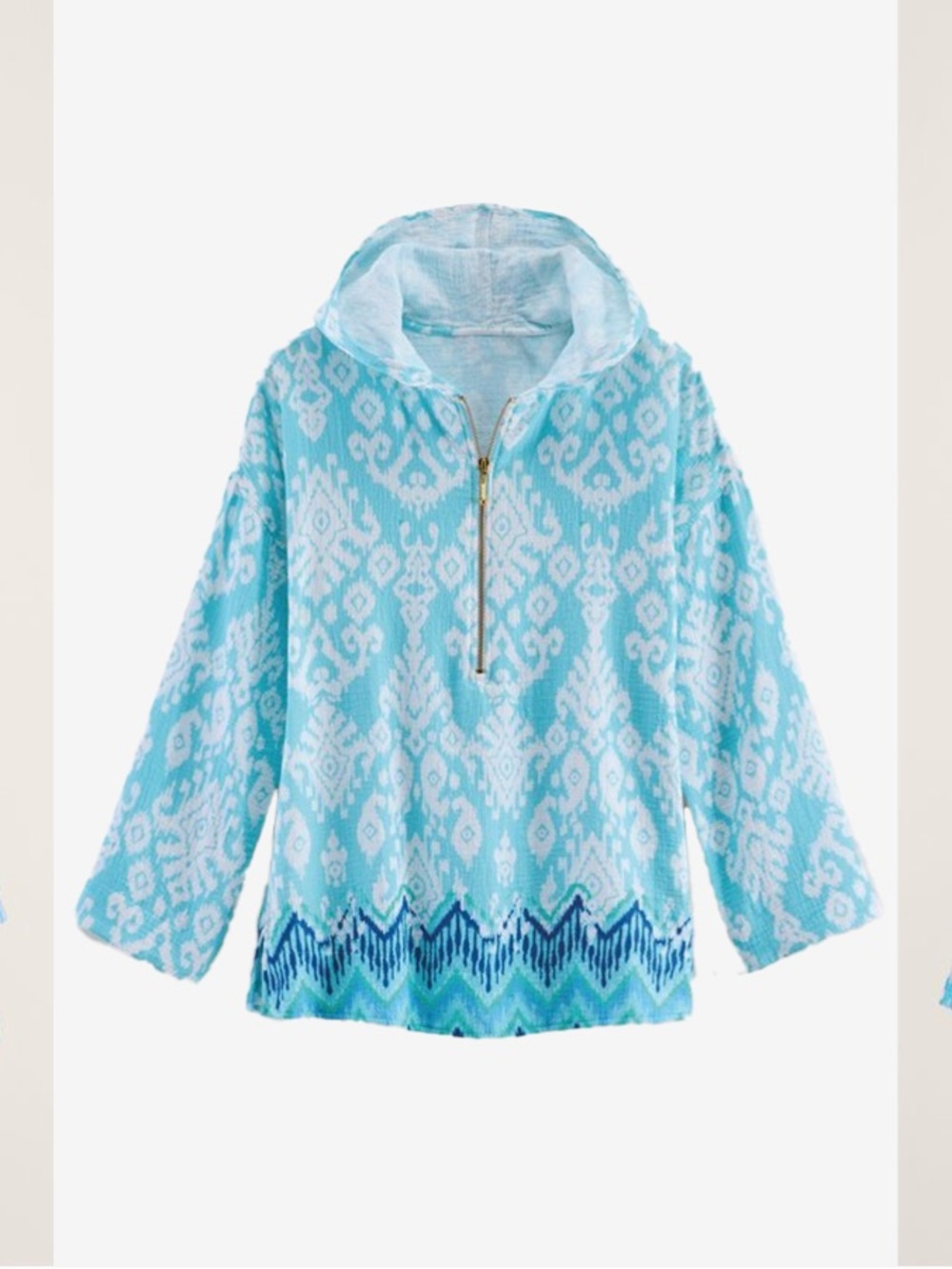 Soft Surroundings Kemia Gauze Hoodie